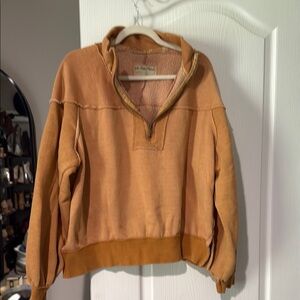 Free People Tan Sweatshirt